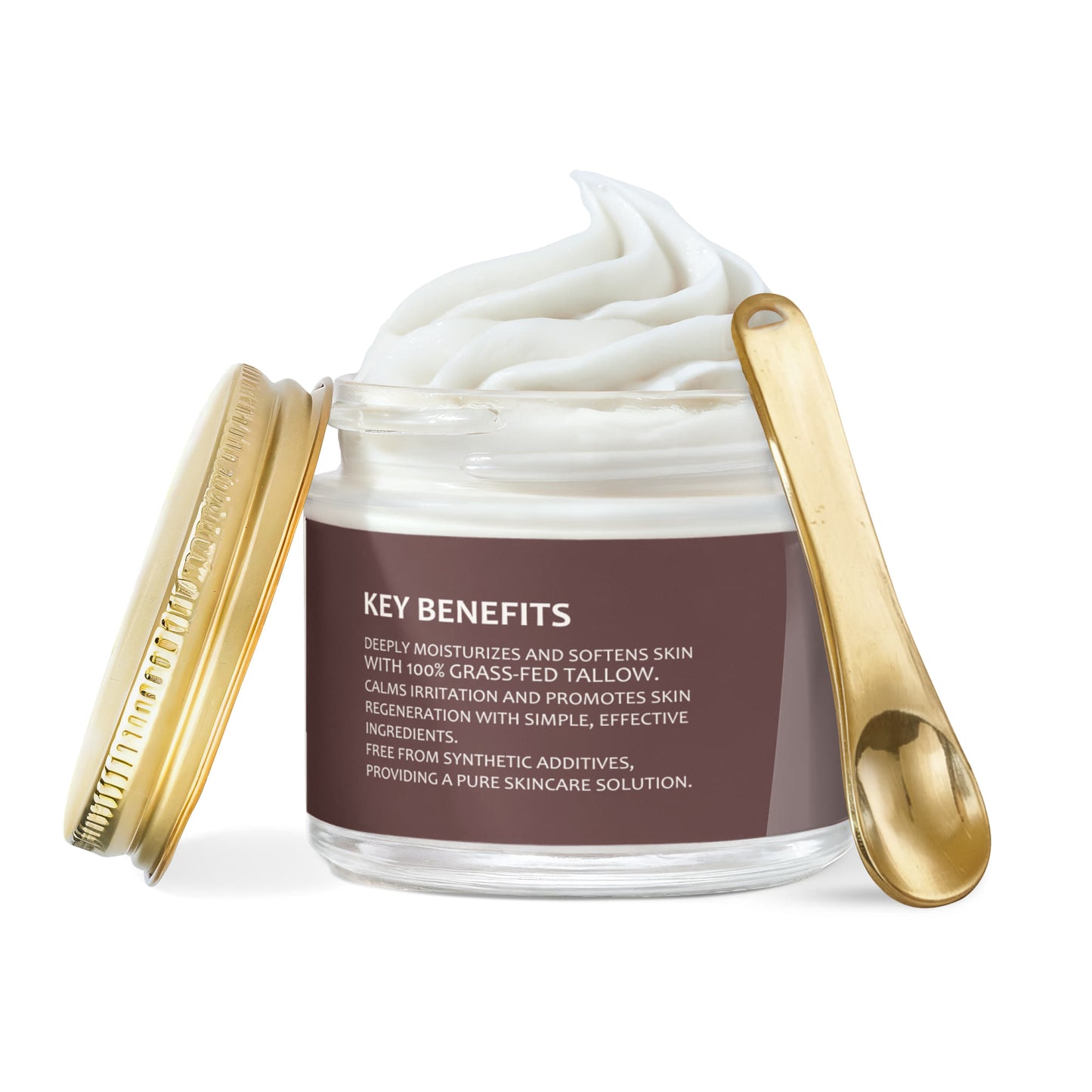 Whipped Grass-Fed Tallow Balm with Vanilla Bean