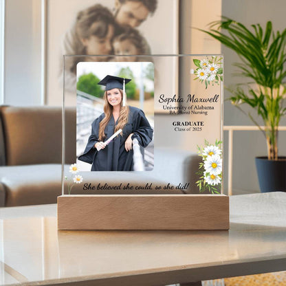 She Believed She Could So She Did Graduation Acrylic Plaque