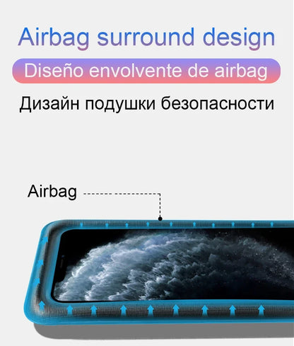 PVC Transparent Waterproof Phone Pouch Luminous Touchscreen Dry Bag with Seal Lock for Swimming Diving Hot Spring Rafting