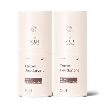 2 Pack Natural Tallow Deodorant Stick