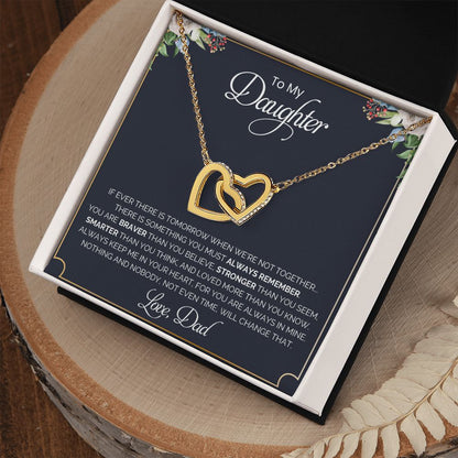 My Daughter| Always Remember - Interlocking Hearts