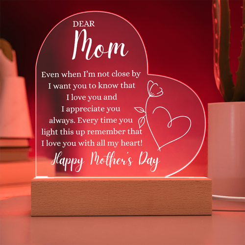 Mother's Day Gift-I Love You With All My Heart